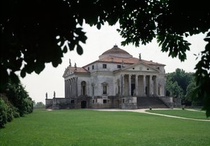 Veduta della villa Almerico-Capra detta La Rotonda di Andrea Palladio (1567-1570) completata da Vincenzo Scamozzi (1591), Vicenza, Italia da Andrea and Scamozzi Vincenzo Palladio