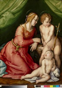 Madonna col Bambino e San Giovanni da Andrea del (workshop of) Sarto