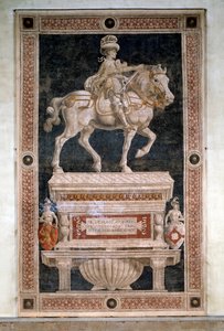 Monumento equestre a Niccolò da Tolentino (affresco staccato)