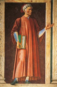 Ritratto di Dante Alighieri da Andrea del Castagno