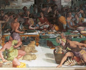 Giulio Cesare che riceve il tributo dell
