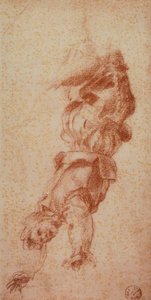 Figura maschile; disegno di Andrea del Sarto. Gabinetto dei Disegni e delle Stampe, Galleria degli Uffizi, Firenze da Andrea del Sarto
