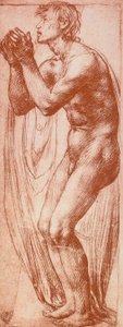 Studio di una figura maschile da Andrea del Sarto