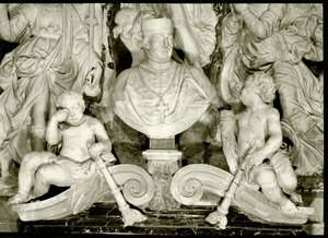 Dettaglio del monumento funerario del cardinale Forteguerri (dettaglio) da Andrea del Verrocchio