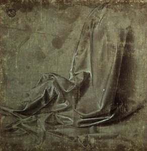 Studio di drappeggio da Andrea del Verrocchio