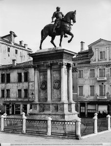 Statua equestre del condottiero Bartolomeo Colleoni (1400-75) (bronzo)