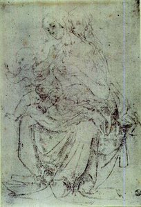 Studio di una Madonna col Bambino da Andrea del Verrocchio