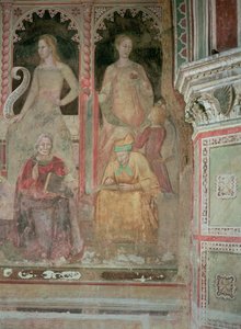 La Chiesa Militante e Trionfante, nella Cappella Spagnola, (dettaglio)