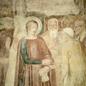 (dettaglio) di San Ranieri in Terra Santa, metà del XIV secolo da Andrea di Bonaiuto