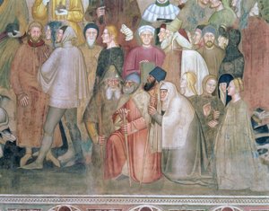 La Chiesa militante e trionfante (dettaglio) da Andrea di Bonaiuto
