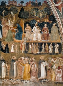 Trionfo della Chiesa, Chiesa militante e trionfante Titoli alternativi:  Allegoria della Chiesa attiva e trionfante e dell
