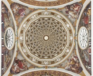 Cupola con affreschi da Andrea the Elder Appiani