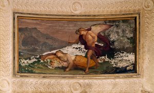 Affresco di Andrea Appiani, Villa Reale, Monza, Italia