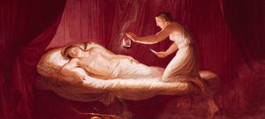 Amore ferisce Psiche, di Andrea Appiani, affresco