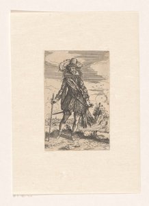 Nobile spagnolo in un paesaggio da Andreas Bretschneider