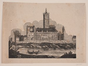 Un castello fortificato da Andreas Flinch