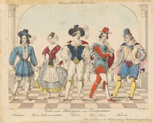 Viola da Shakespeare di Deinhardstein - Costume per il giornale teatrale