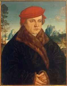 Ritratto di un uomo con berretto rosso da Andreas Haider