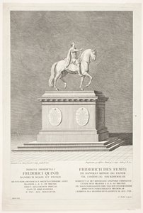 Statua equestre di Federico V a Amalienborg Slotsplads da Andreas Heckel