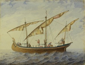Scenografia per il balletto Corsaro di A. Adam, 1863 da Andreas Leonhard Roller