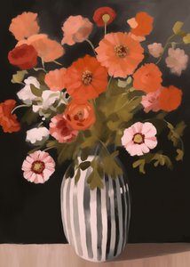 Elegante natura morta floreale da Andreas Magnusson