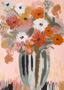 Mazzo di fiori in stile pittorico