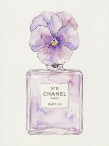 Fioritura di profumo viola