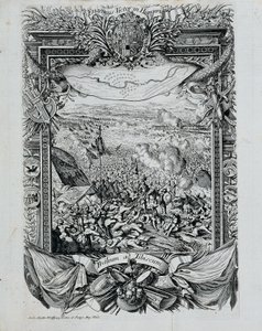 La vittoria del principe Eugenio di Savoia in Ungheria da Andreas Matthias Wolffgang