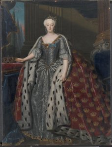 Sophie Magdalene, regina di Cristiano VI da Andreas Møller