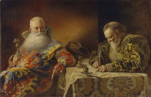 Un editto scritto, 1890 da Andrei Andreevich Karelin