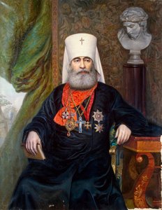 Ritratto del Metropolita Antonio di San Pietroburgo, 1846-1912, 1911