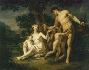 Adamo ed Eva con bambini sotto un albero, 1803
