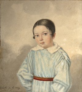 Ritratto di N.M. Schwarz, 1839 da Andrei Joseph Hintz