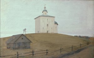 Una chiesa da Andrei Petrovich Ryabushkin