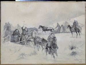 Martha Boretskaya (o Marfa Posanidsa o Martha la Sindaca) da Andrei Petrovich Ryabushkin