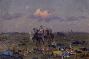 Sul campo di beccaccini da Andrei Petrovich Ryabushkin