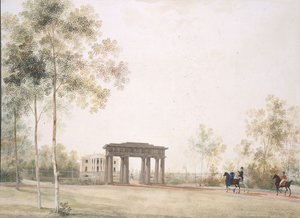 Ingresso al Parco di Tsarskoye Selo, dopo il 1821