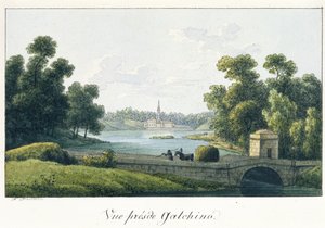 Il Palazzo Priory a Gatchina, prima del 1817