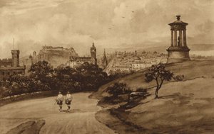 Edimburgo: Dal Monumento di Dugald Stewart, Calton Hill