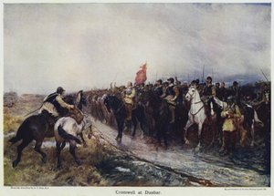 Cromwell a Dunbar da Andrew Carrick (after) Gow