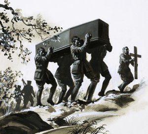 Rupert Brooke, acclamato poeta della Prima Guerra Mondiale, morto nel 1915 da Andrew Howat