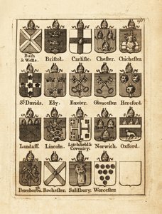 Stemma dei Vescovi di Bath & Wells, Bristol, Carlisle, Chester, Chichester, ecc. da Andrew Johnston