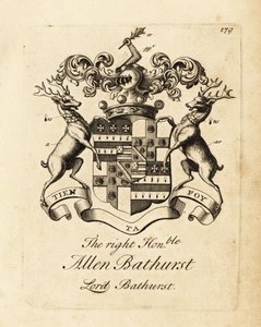 Stemma del Diritto Onorevole Allen Bathurst, Lord Bathurst da Andrew Johnston