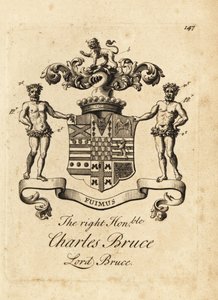 Stemma del Onorevole Charles Bruce, Lord Bruce, 3° Conte di Ailesbury, 4° Conte di Elgin