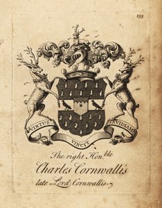 Stemma del Diritto Onorevole Charles Cornwallis, Lord Cornwallis, 4º Barone Cornwallis