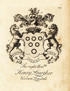 Stemma del Onorevole Henry Lowther, 3° Visconte Lonsdale (1694-1751) da Andrew Johnston