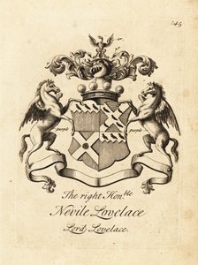 Stemma del Diritto Onorevole Nevile Lovelace, Lord Lovelace, 6º Barone Lovelace da Andrew Johnston