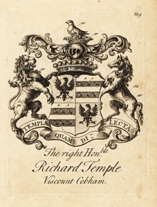 Stemma del Onorevole Richard Temple da Andrew Johnston