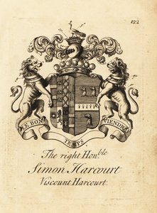 Stemma del Diritto Onorevole Simon Harcourt da Andrew Johnston