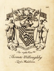 Stemma del Onorevole Thomas Willoughby, Lord Middleton da Andrew Johnston